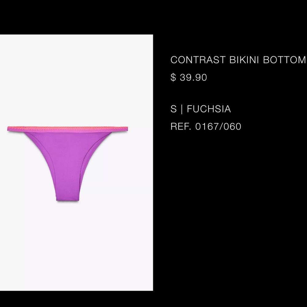 Zara swimsuit bottoms